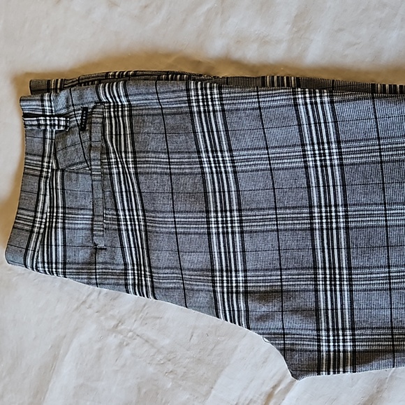 PaCsun slim chino gray plaid trouser pants size 34 - Picture 10 of 17